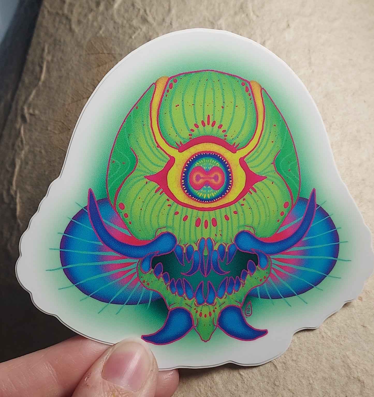 Sea Monster Vinyl Sticker