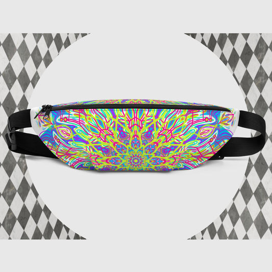 Electric Mandala Fanny Pack