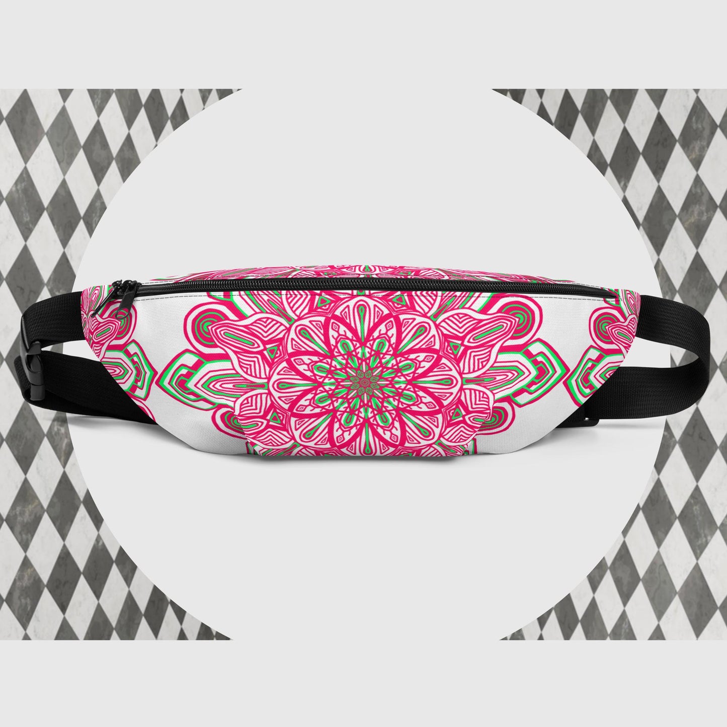 Burst Mandala Fanny Pack