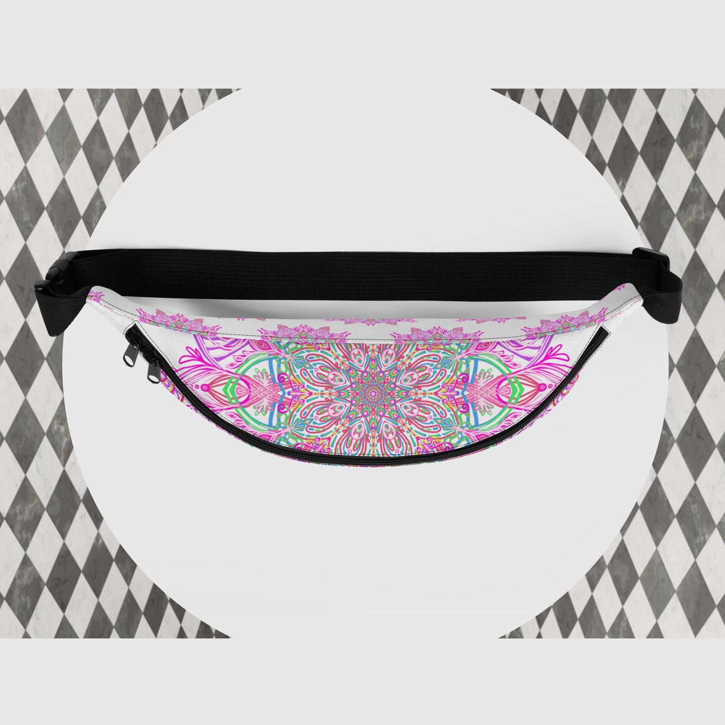 Rainbow Mandala Fanny Pack