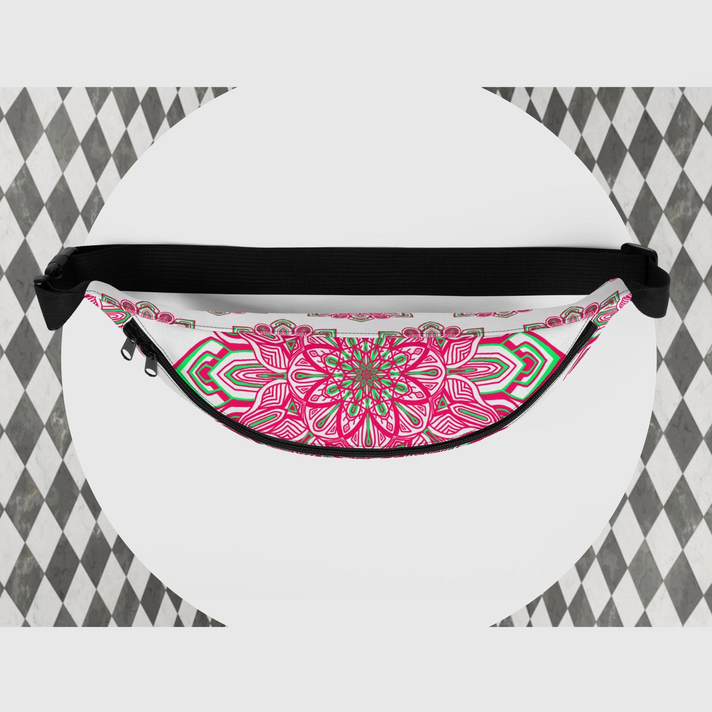 Burst Mandala Fanny Pack