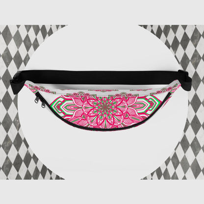 Burst Mandala Fanny Pack