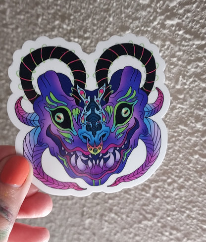 Beast Monster Vinyl Sticker