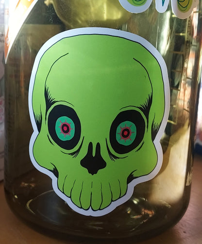 Ghoul Skull Sticker