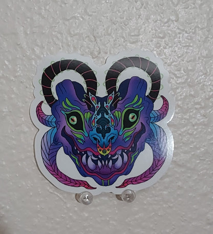 Beast Monster Vinyl Sticker