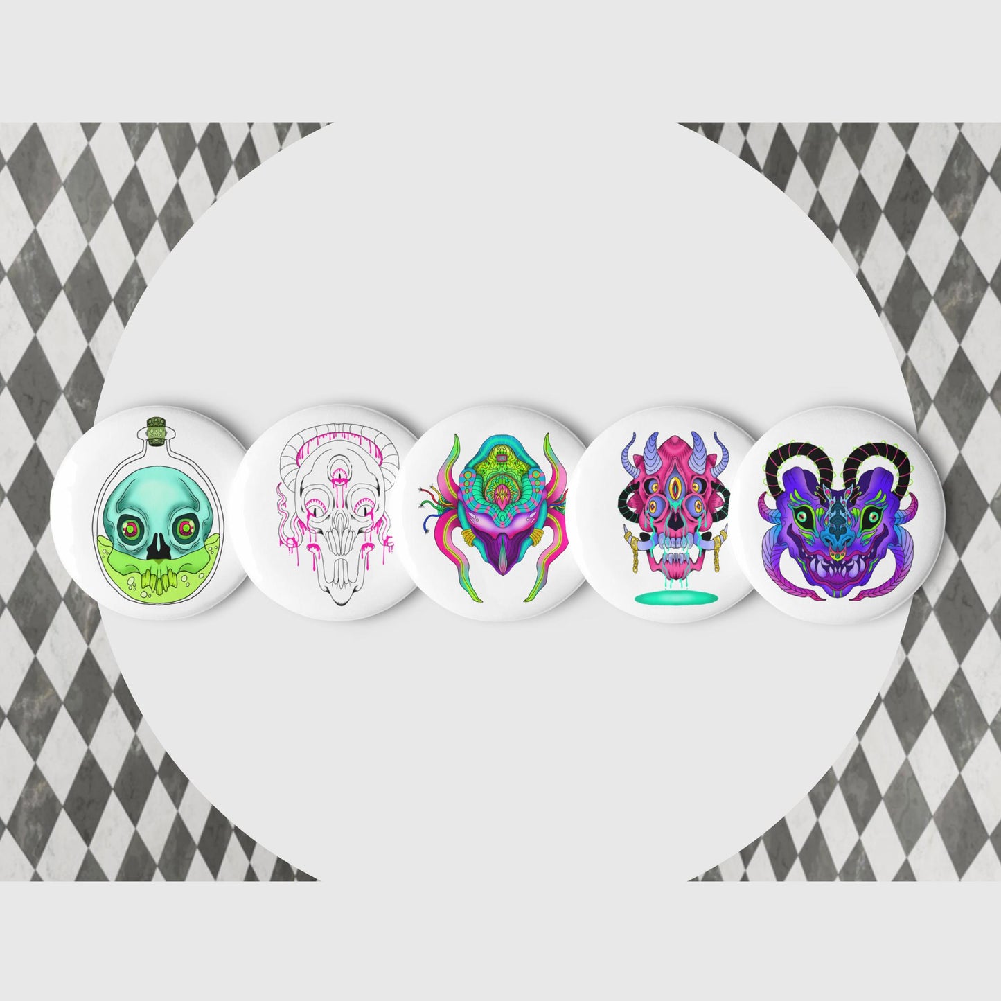 Monster Pin Set