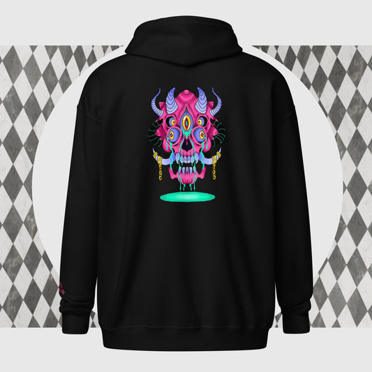 Skull Monster - Unisex Zip Hoodie