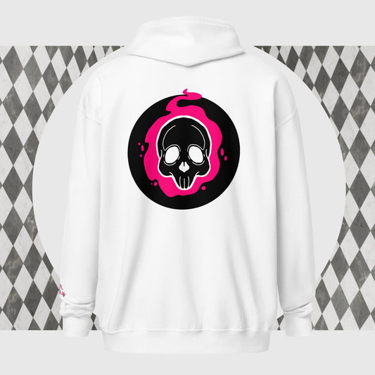 Bubble Skull - Unisex Zip Hoodie